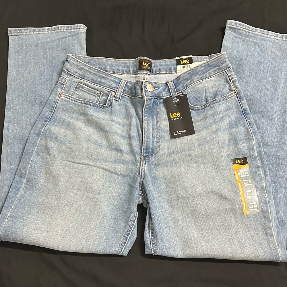 Lee Women’s Straight Jeans in Light Blue